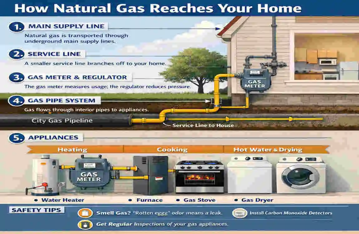 What is the gas we use in our homes?