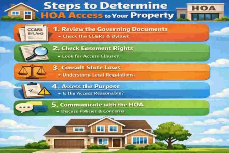 does the hoa have a key to your house