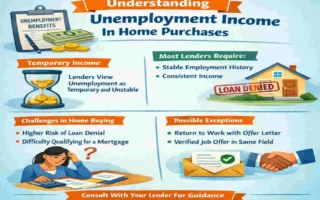 does unemployment count as income when buying a house