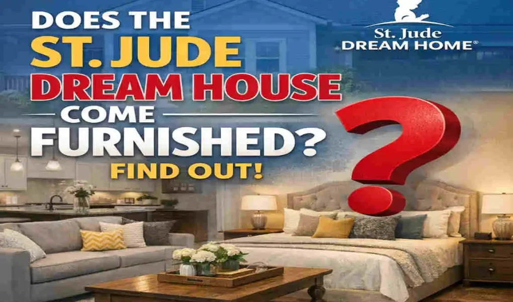 does the st jude dream house come furnished