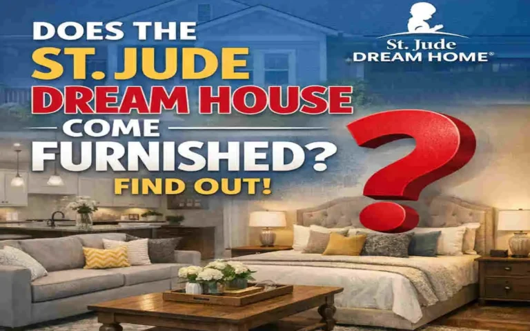 does the st jude dream house come furnished