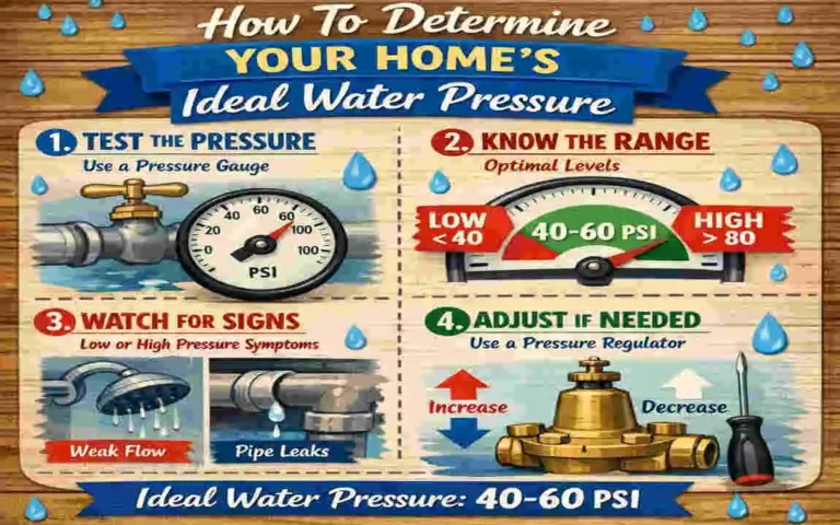 what pressure should my house water be at plumbing