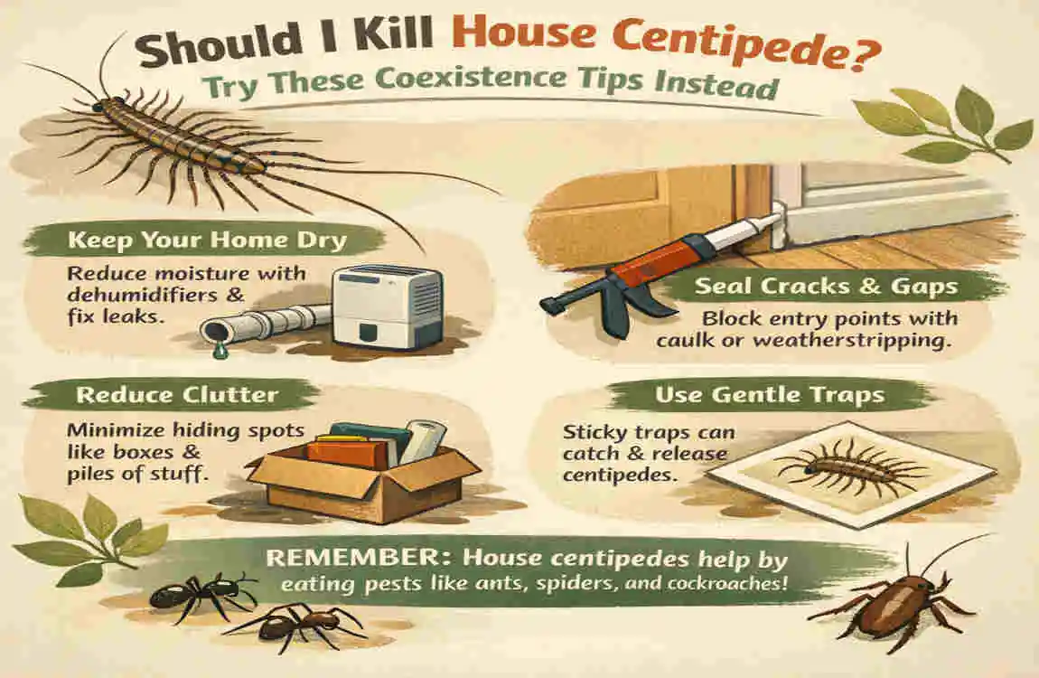 Should I Kill House Centipedes? Pros, Cons & Safe Home Coexistence Tips