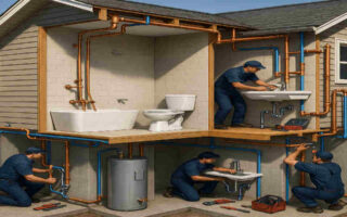 how much to replace plumbing in a house