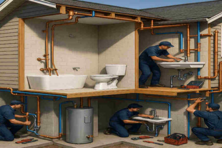how much to replace plumbing in a house