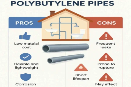 can you sell a house with polybutylene pipes
