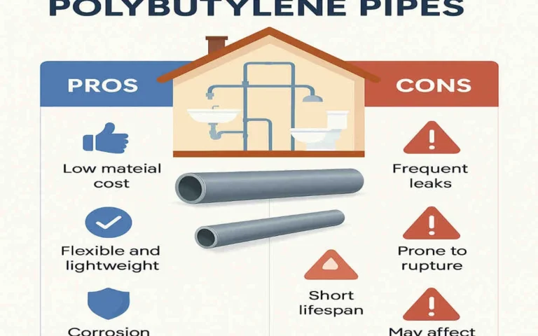 can you sell a house with polybutylene pipes