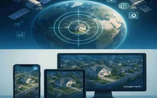 how can i view my house from satellite