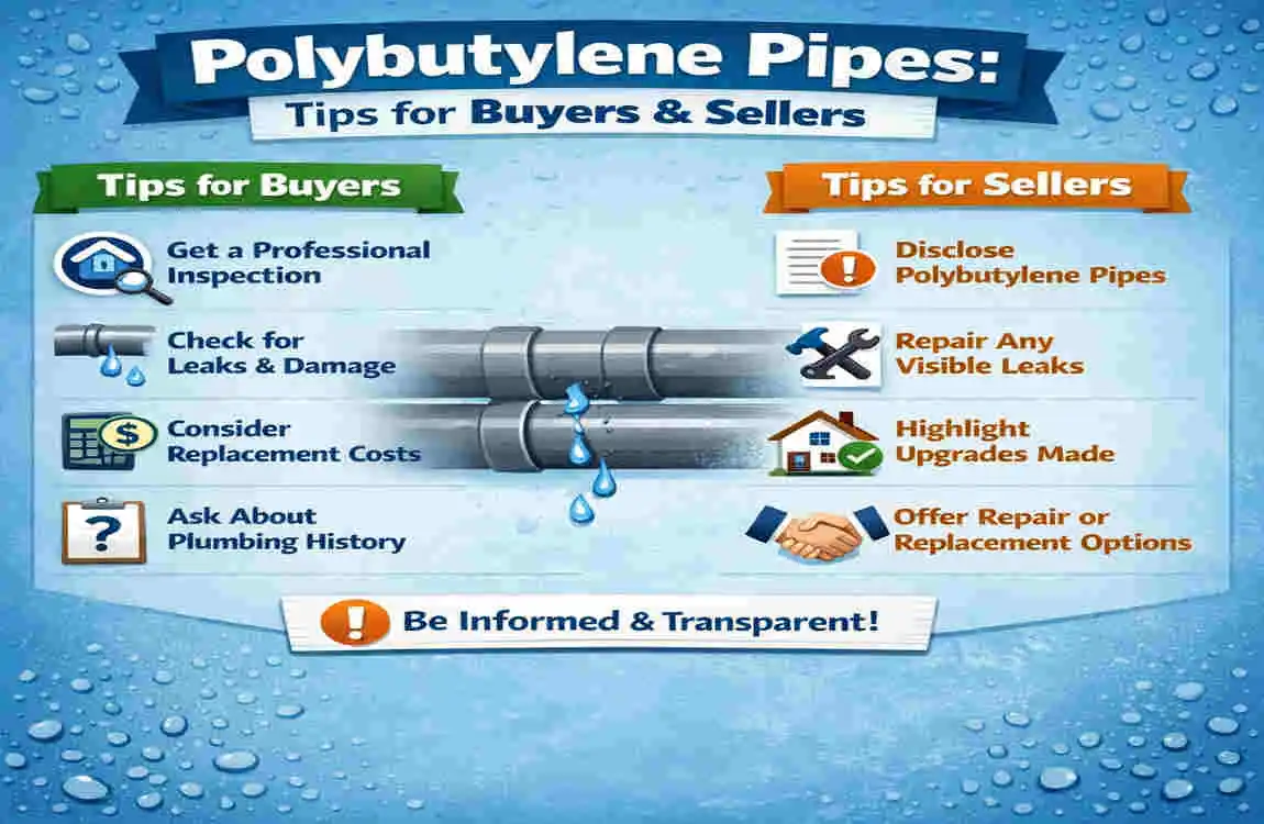 can you sell a house with polybutylene pipes