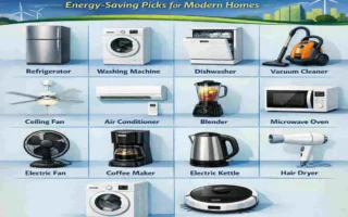 house appliances with electric motors