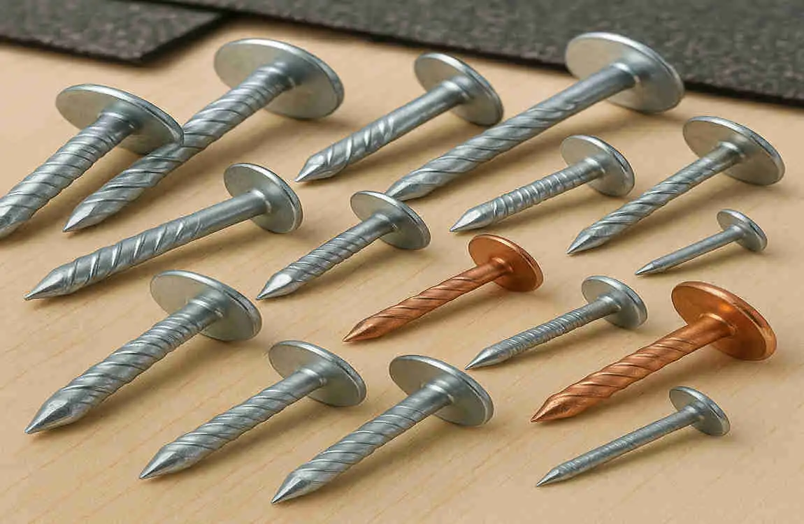how far should house roofing nails penetrate