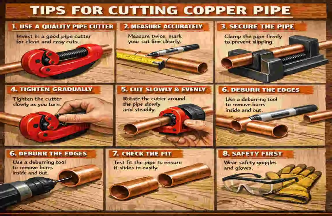 How to Cut House Copper Pipe