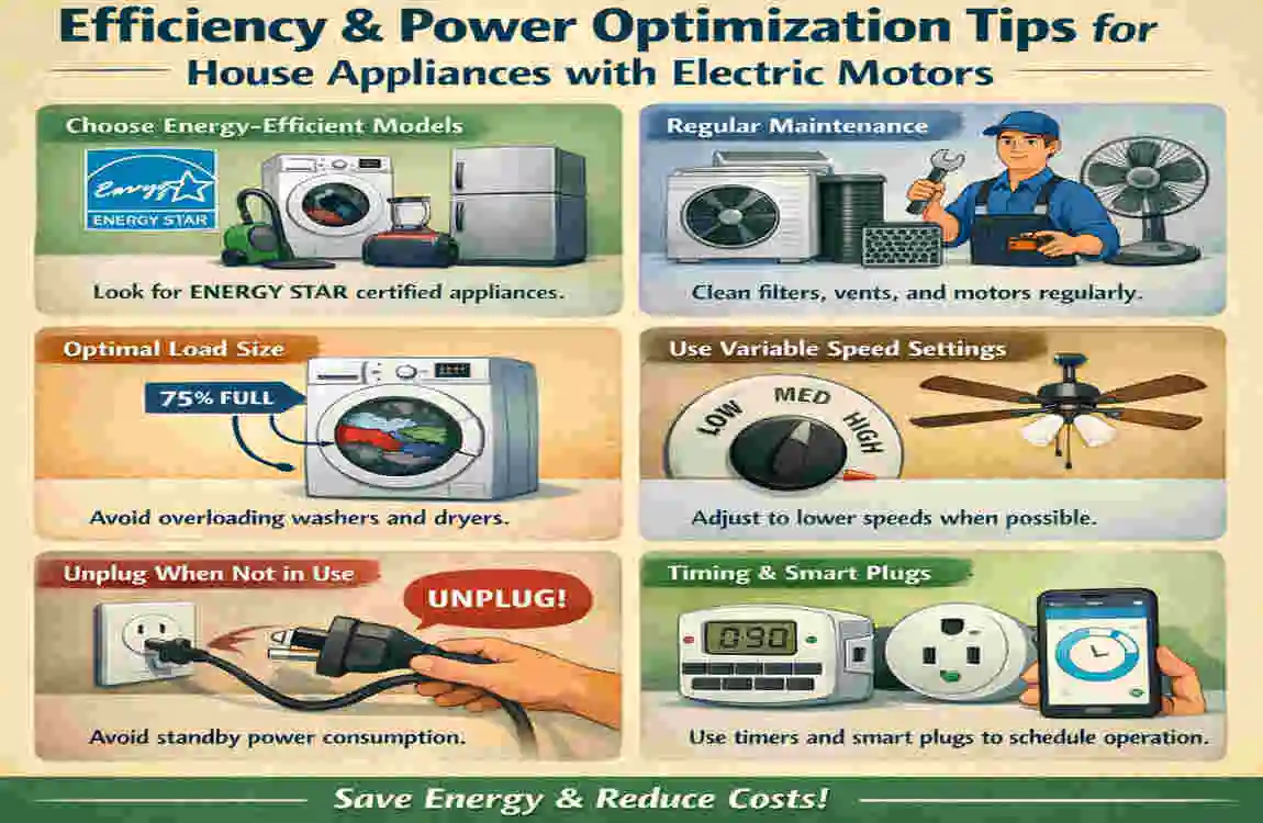 House Appliances with Electric Motors: Best Smart Upgrades for Efficiency & Power