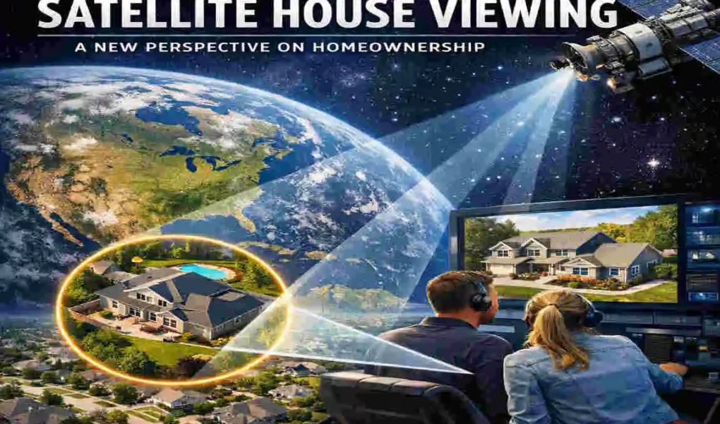 how can i view my house from satellite