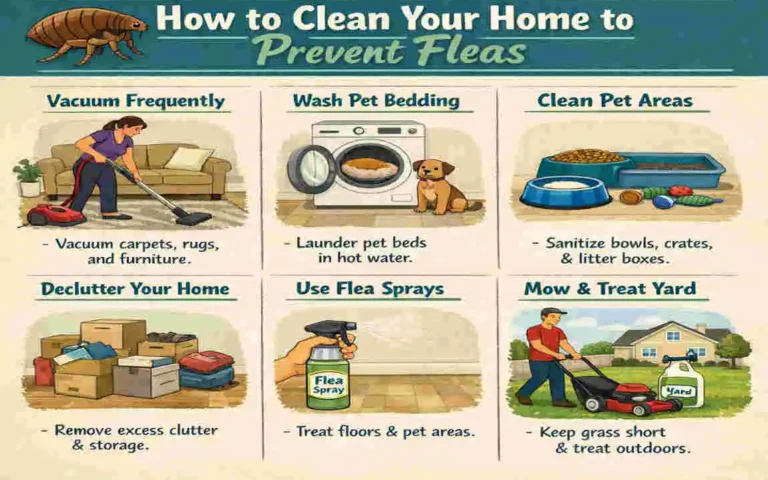 how fast do fleas spread in the house