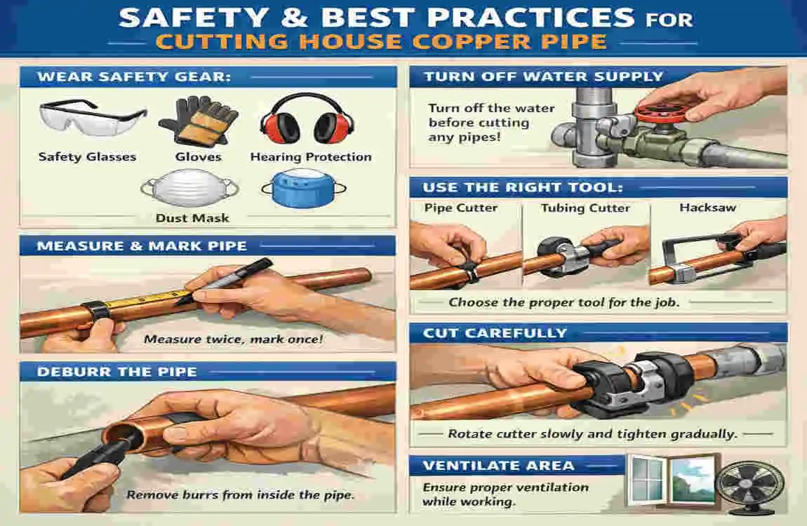 How to Cut House Copper Pipe