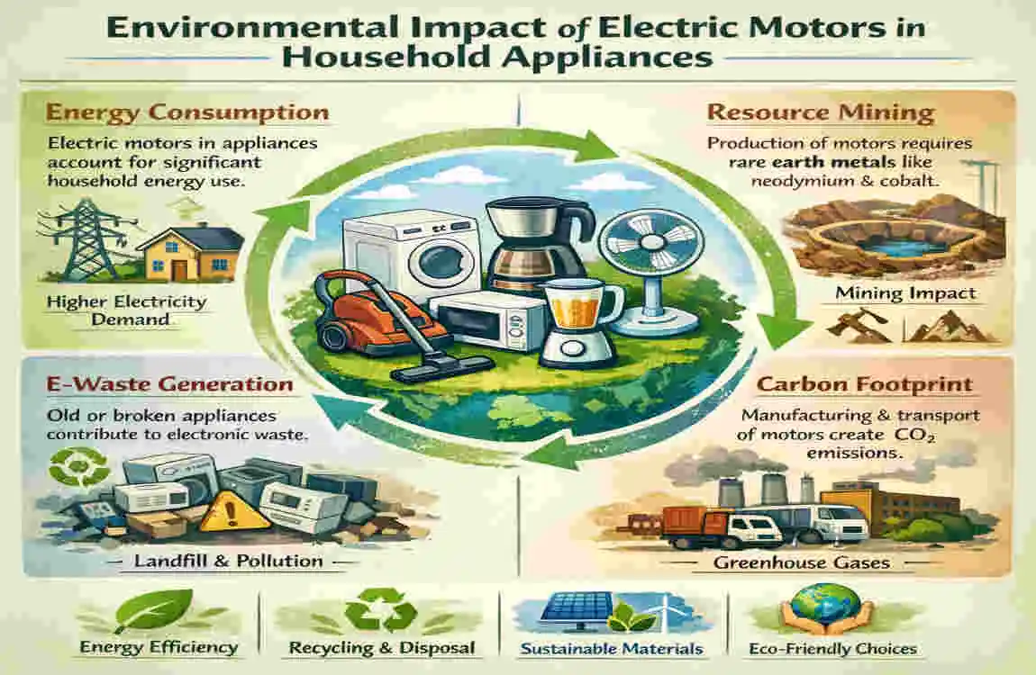 house appliances with electric motors