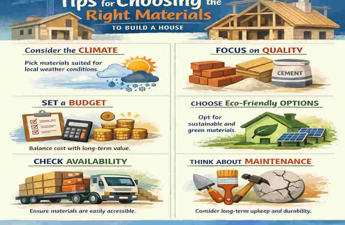 materials needed to build a house