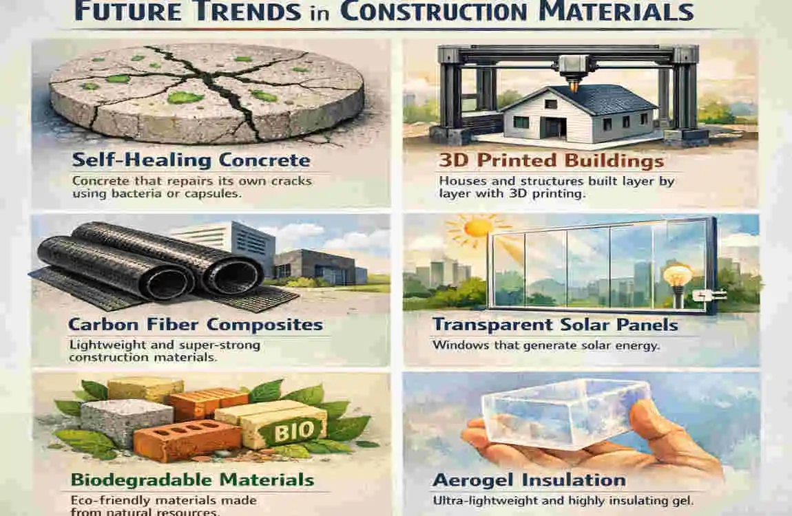 materials needed to build a house