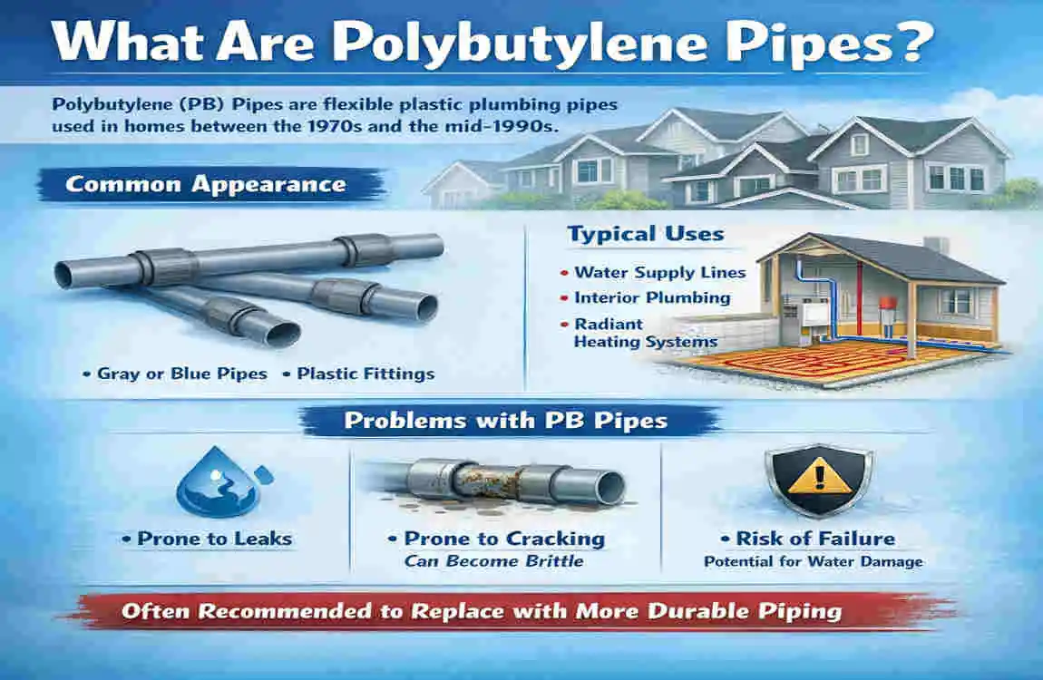 can you sell a house with polybutylene pipes