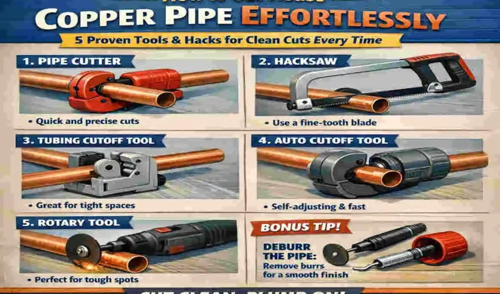 How to Cut House Copper Pipe