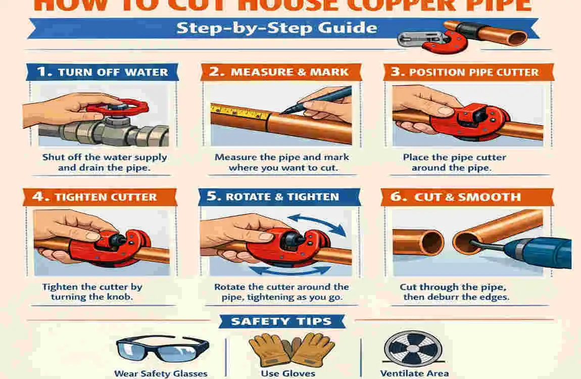 How to Cut House Copper Pipe