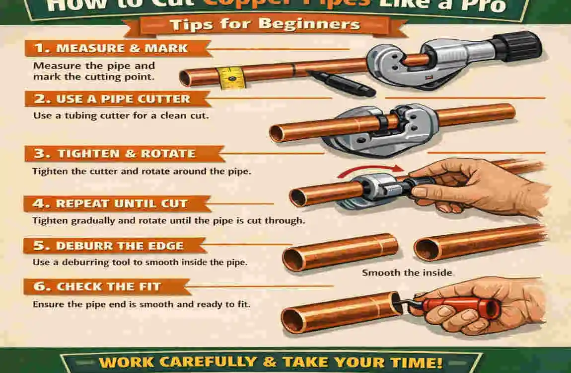 How to Cut House Copper Pipe