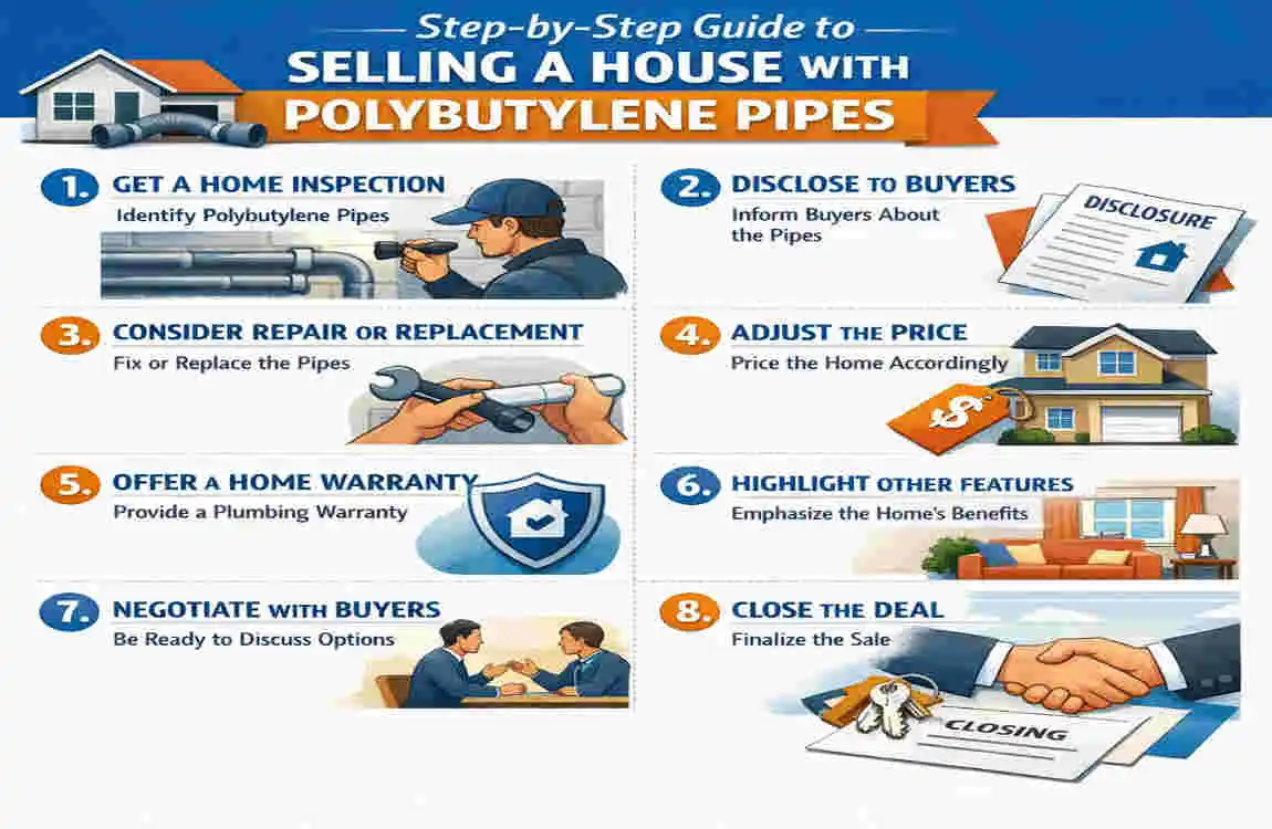 can you sell a house with polybutylene pipes