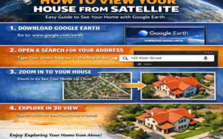 how can i view my house from satellite