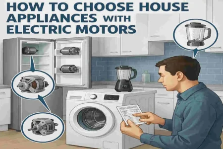 house appliances with electric motors