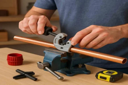 how to cut house copper pipe