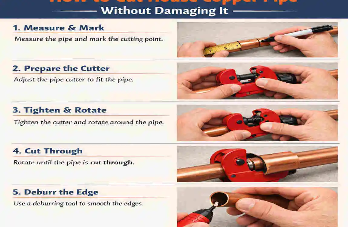 How to Cut House Copper Pipe