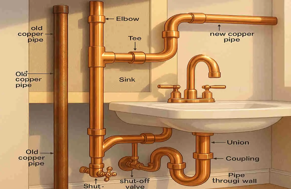 how to cut house copper pipe