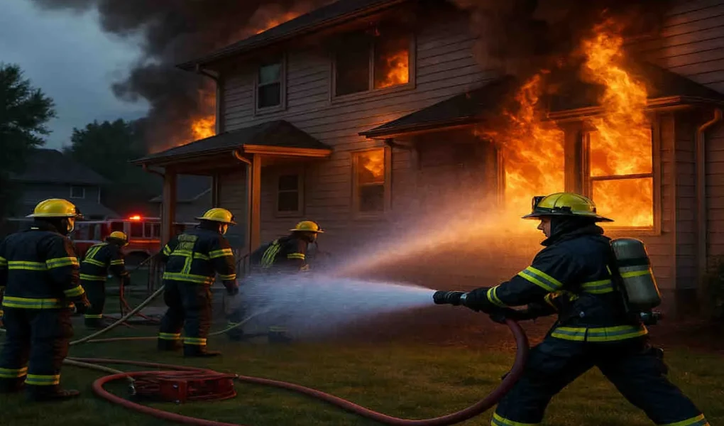 fireman house saved
