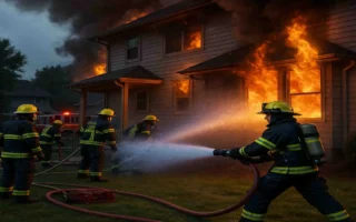 fireman house saved