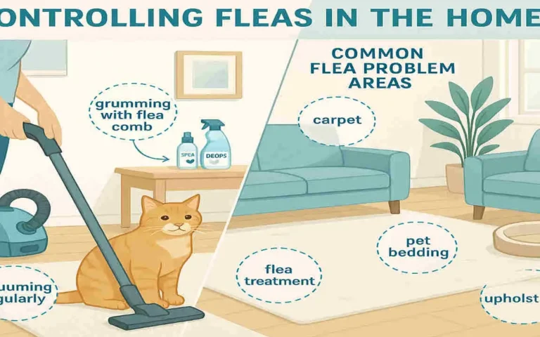 how fast do fleas spread in the house