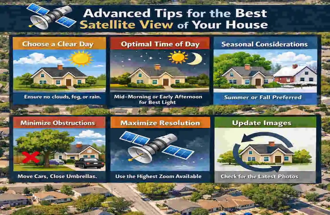 how can i view my house from satellite