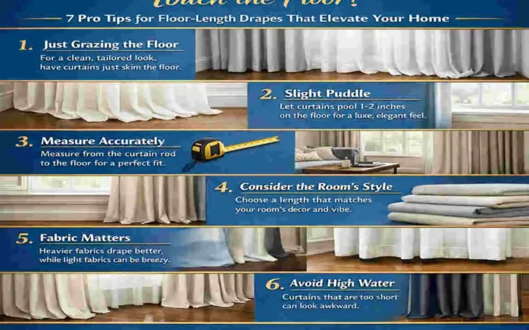 Should Curtains Touch the Floor