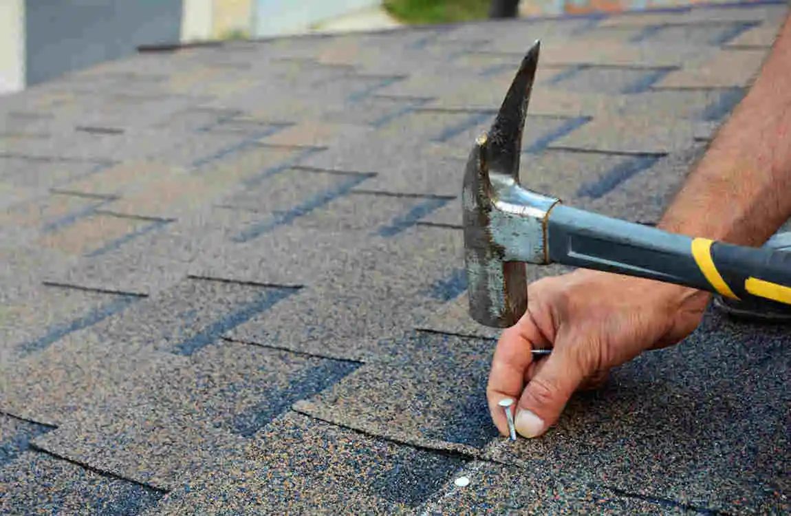 how far should house roofing nails penetrate