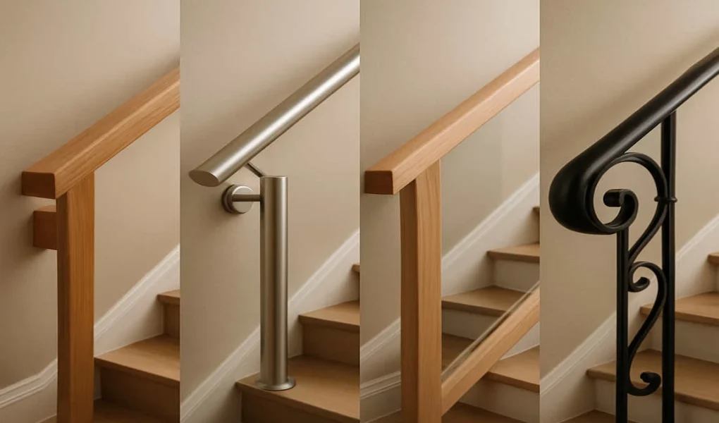 types of house handrails