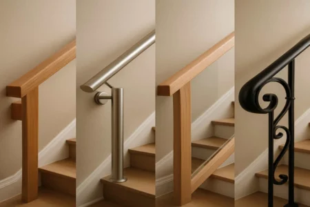types of house handrails