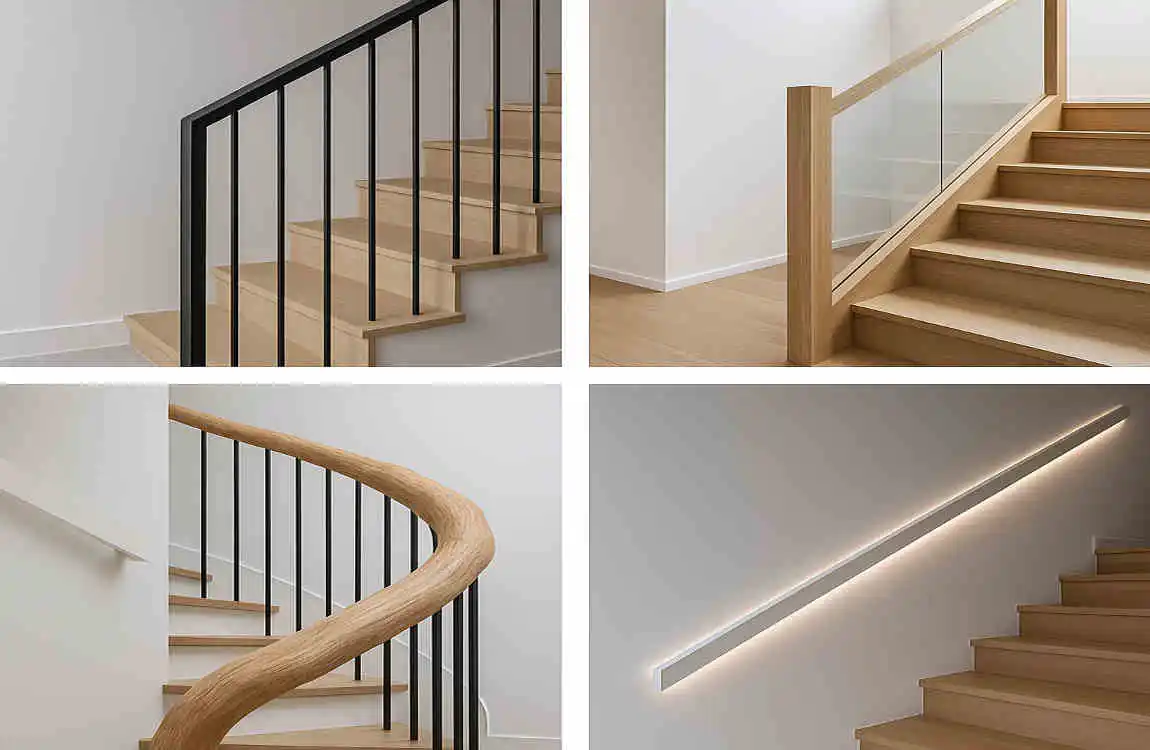 Stylish & Safe: Top Types of House Handrails