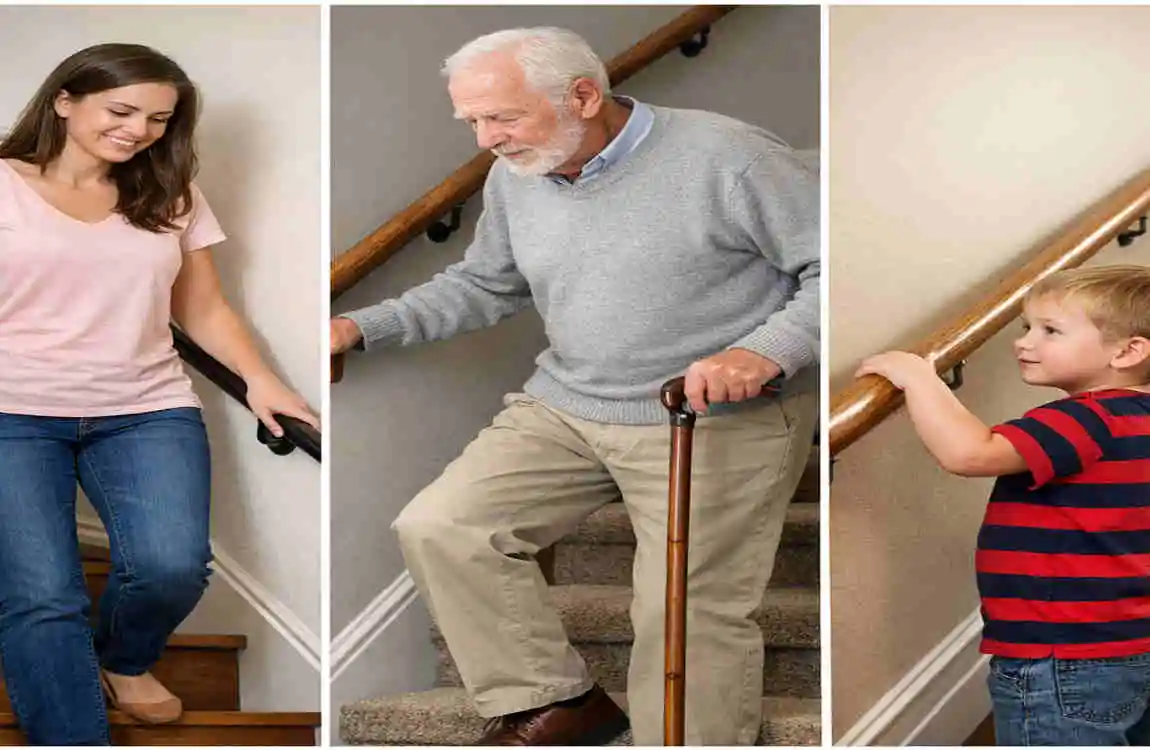 types of house handrails