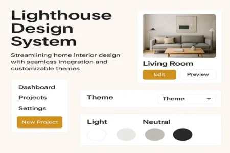Lighthouse Design System: Streamlining Home Interior Design with Seamless Integration and Customizable Themes