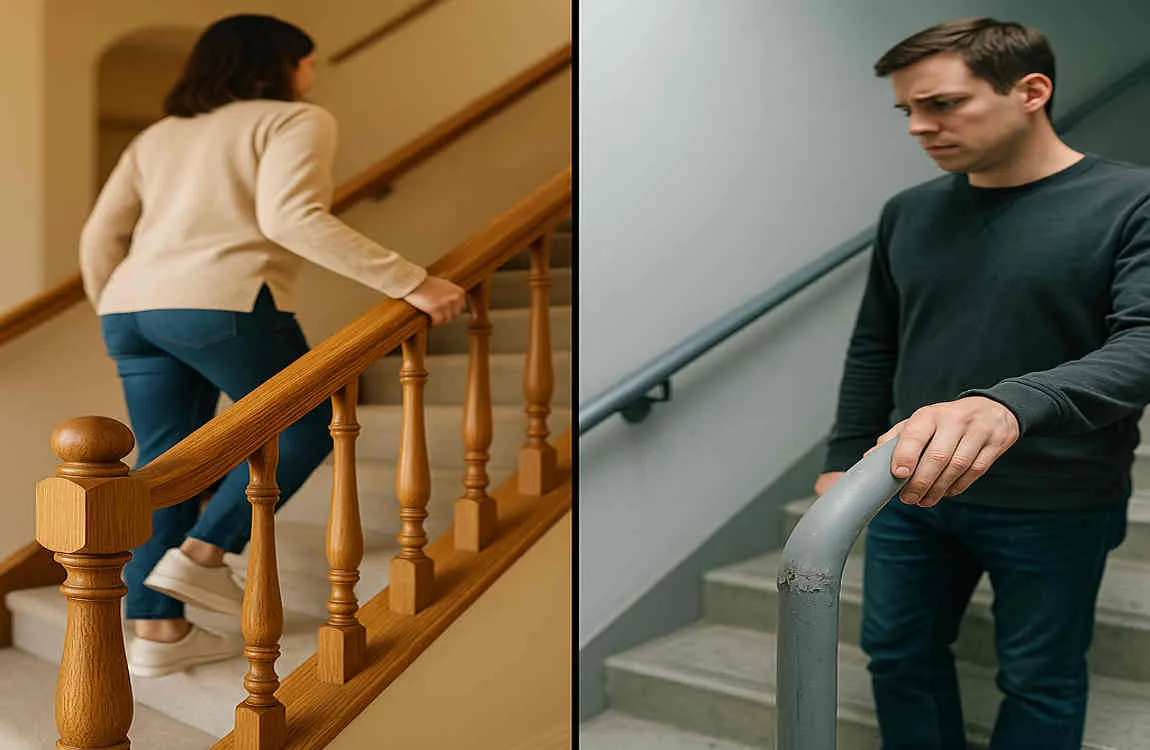 types of house handrails