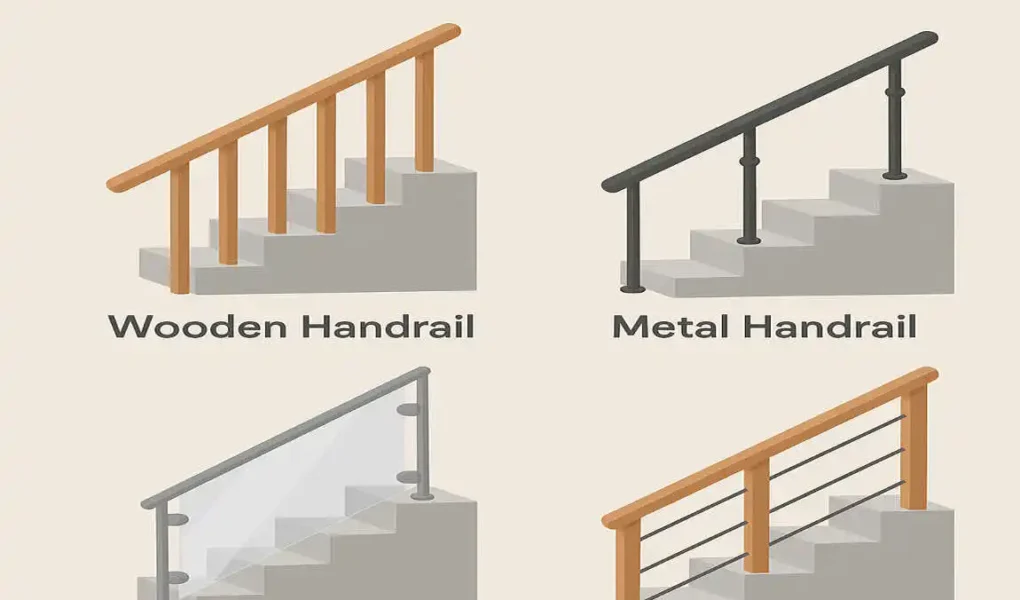 Stylish & Safe: Top Types of House Handrails