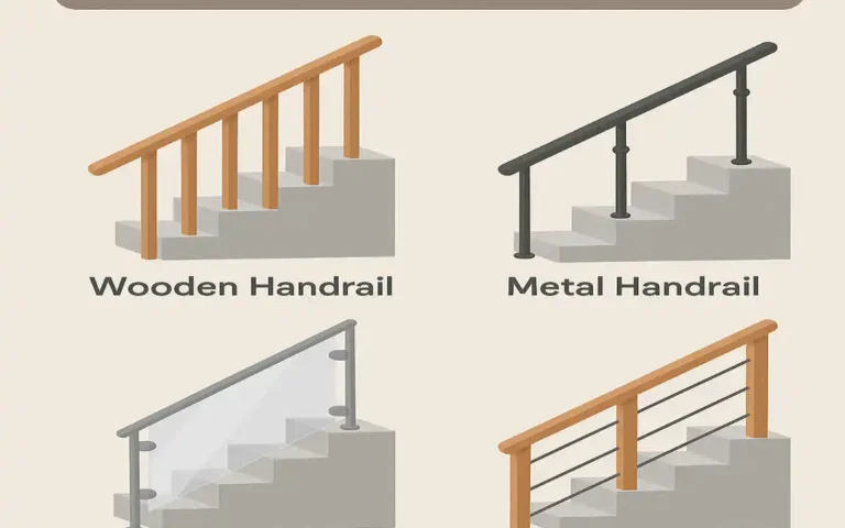 Stylish & Safe: Top Types of House Handrails
