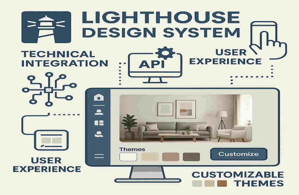Lighthouse Design System: Streamlining Home Interior Design with Seamless Integration and Customizable Themes