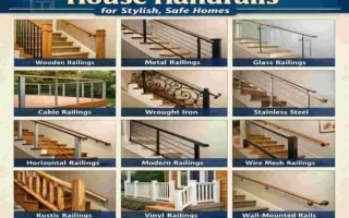 types of house handrails