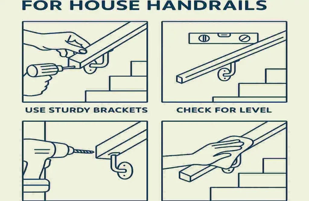 Stylish & Safe: Top Types of House Handrails
